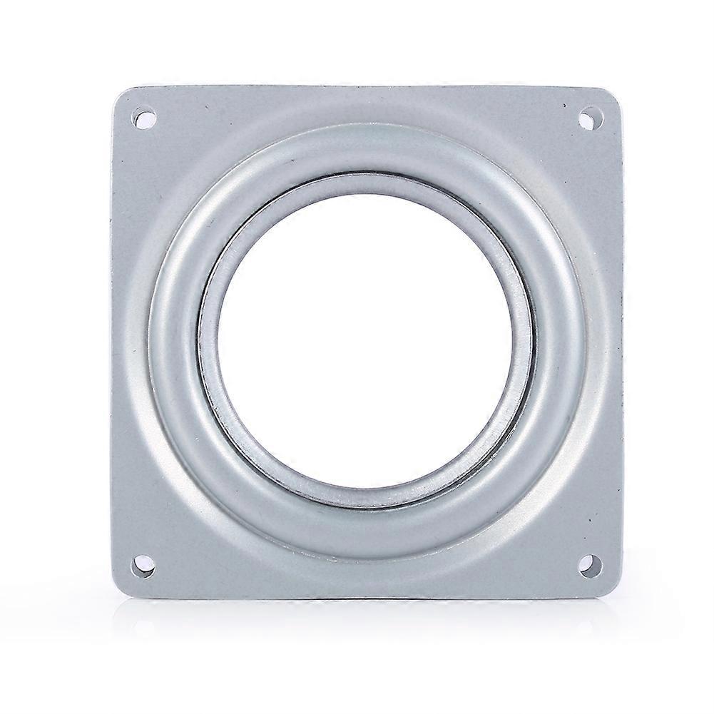 4' Square Rotating Swivel Plate Metal Lazy Susan Bearing Turntable for TV Rack and Desk Use
