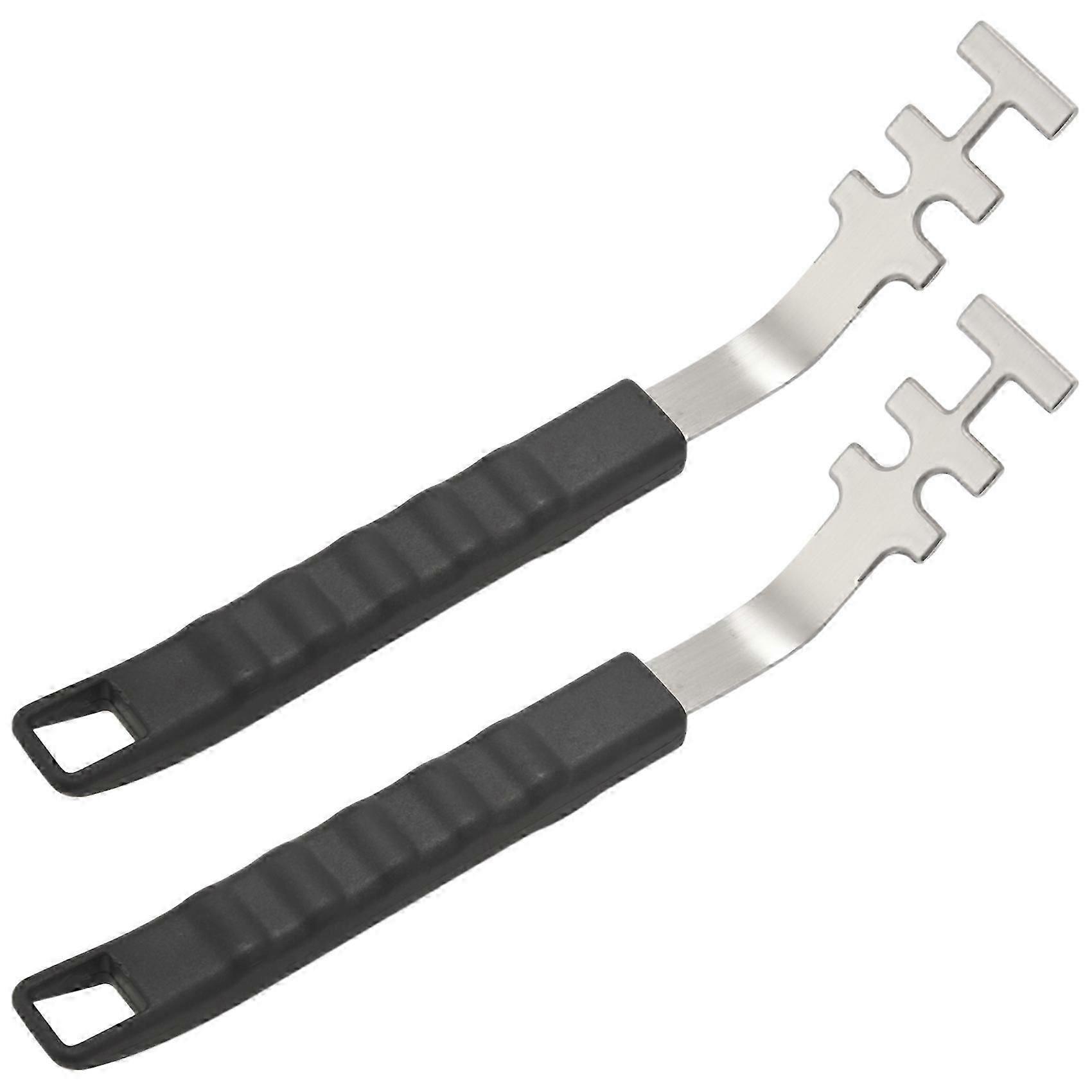 2Pcs Heat-Resistant Grill Grate Lifter Anti-Scald Cooking Grate Lifter Tool BBQ Grill Tools Accesso