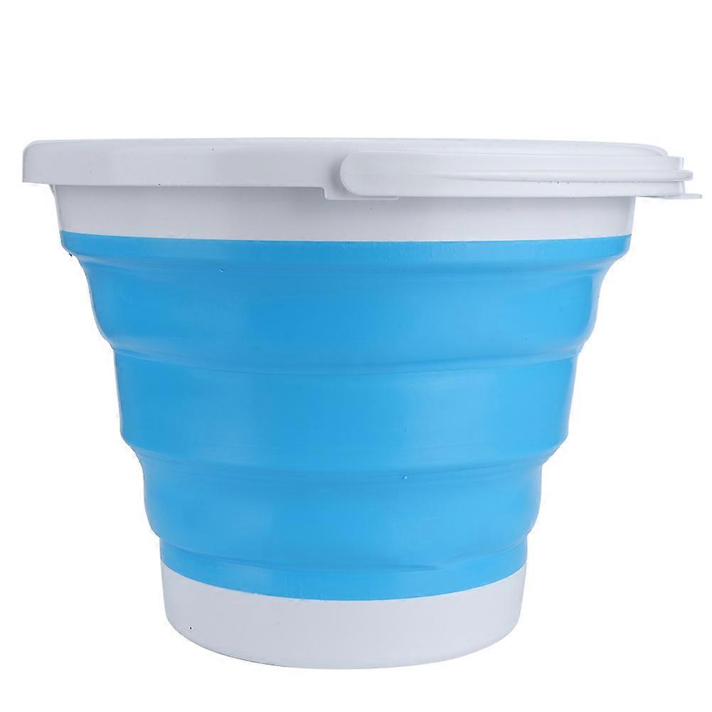 10L USB Folding Ultrasonic Clothes Washer Compact Travel Washing Machine for Underwear and Delicates