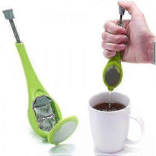 Tea Pusher Pusher Type Silicone Reusable Tea Bag