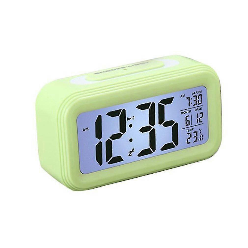 Temperature Digital Electronic Alarm Clock Backlight Calendar Snooze Function Bedside Alarm Clocks Digital Smart Alarm Clock
