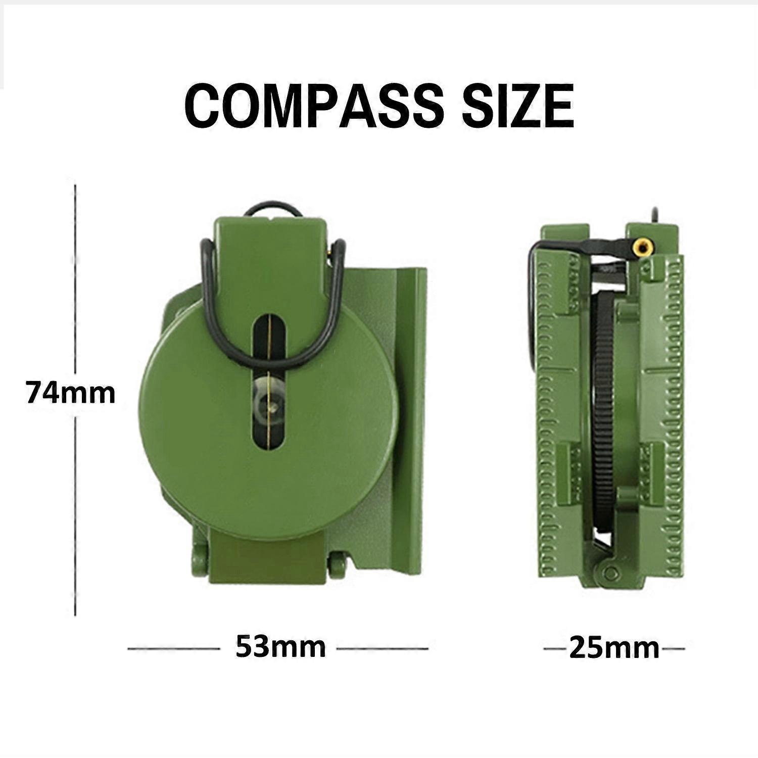 Outdoor Multifunctional Compass Camping Hiking Folding Compass Survival Trip Navigation Tool Geologi