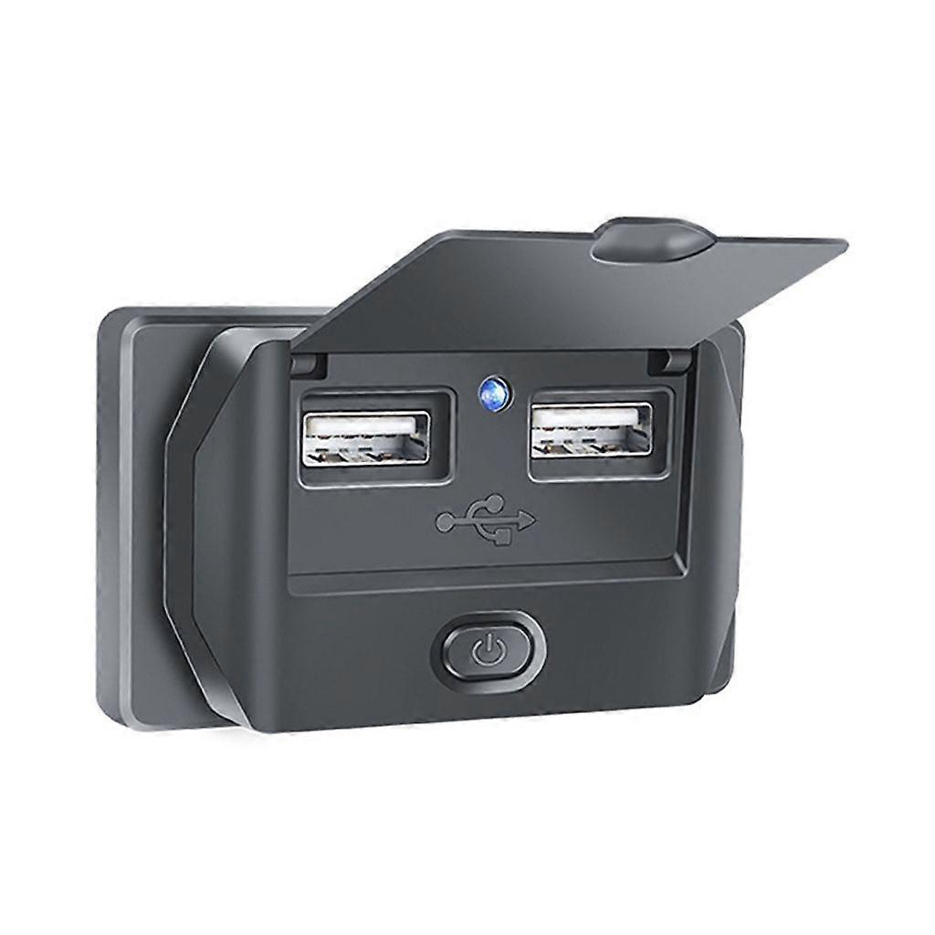 USB Outlet Auto Socket Power Adapter Panel Mount Charging Port