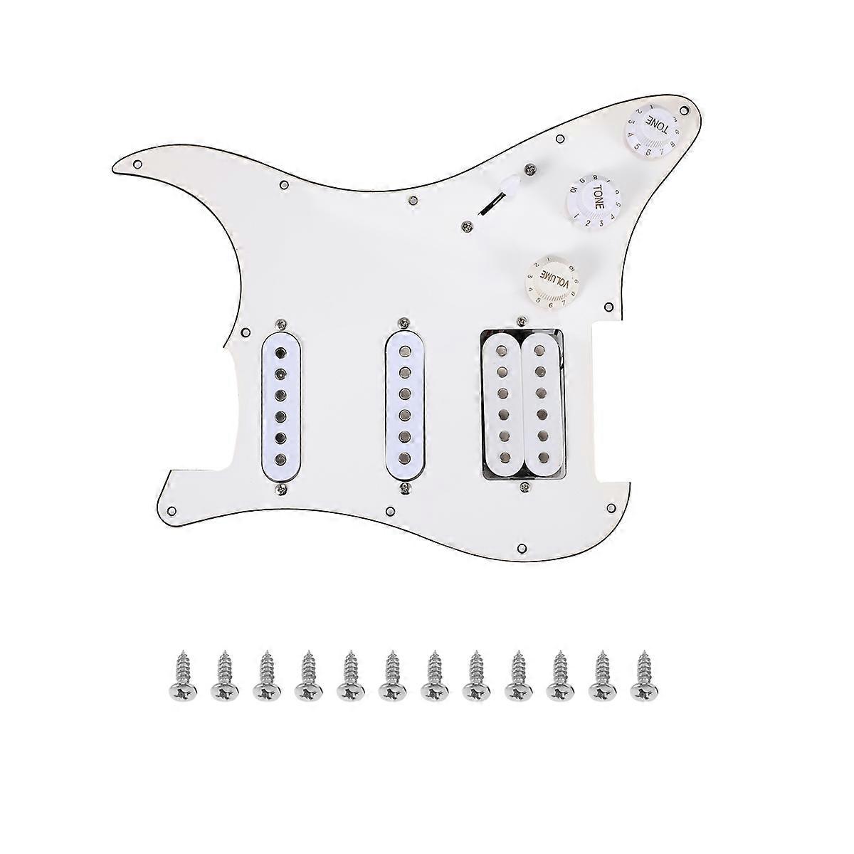 Electric Guitar Pickguard Pickups Loaded Prewired Scratchplate