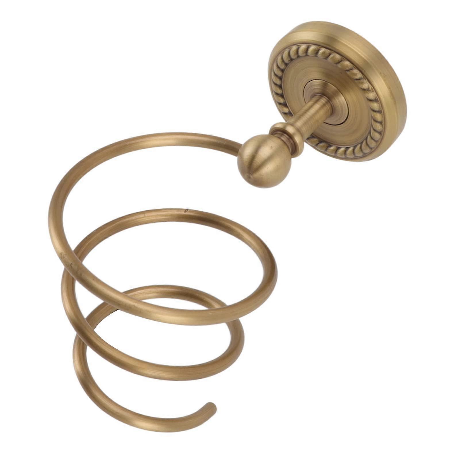 Bathroom Hair Dryer Holder Wall Mounted for Bathtub Use, Adjustable Size, Durable Material, Stylish Design, Chrome Finish