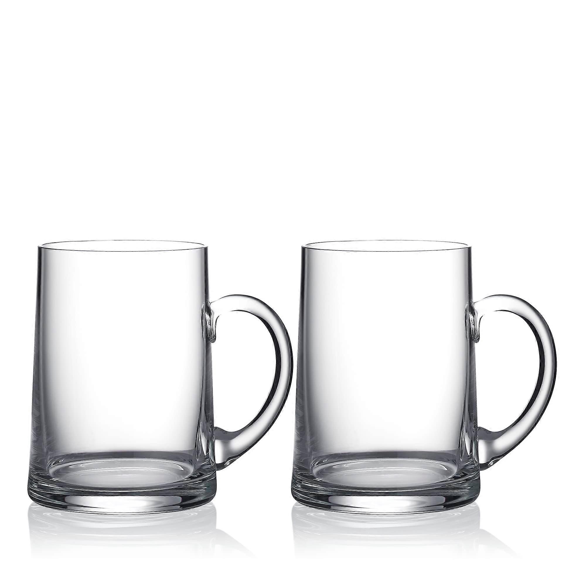 2 Set Clear Mug 18 oz