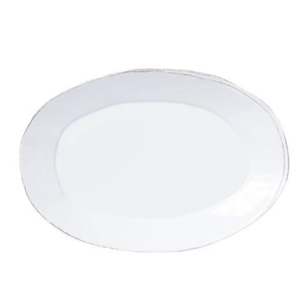 Unbreakable Oval Platter for Steak Salad Dessert & Snack Serving Plate