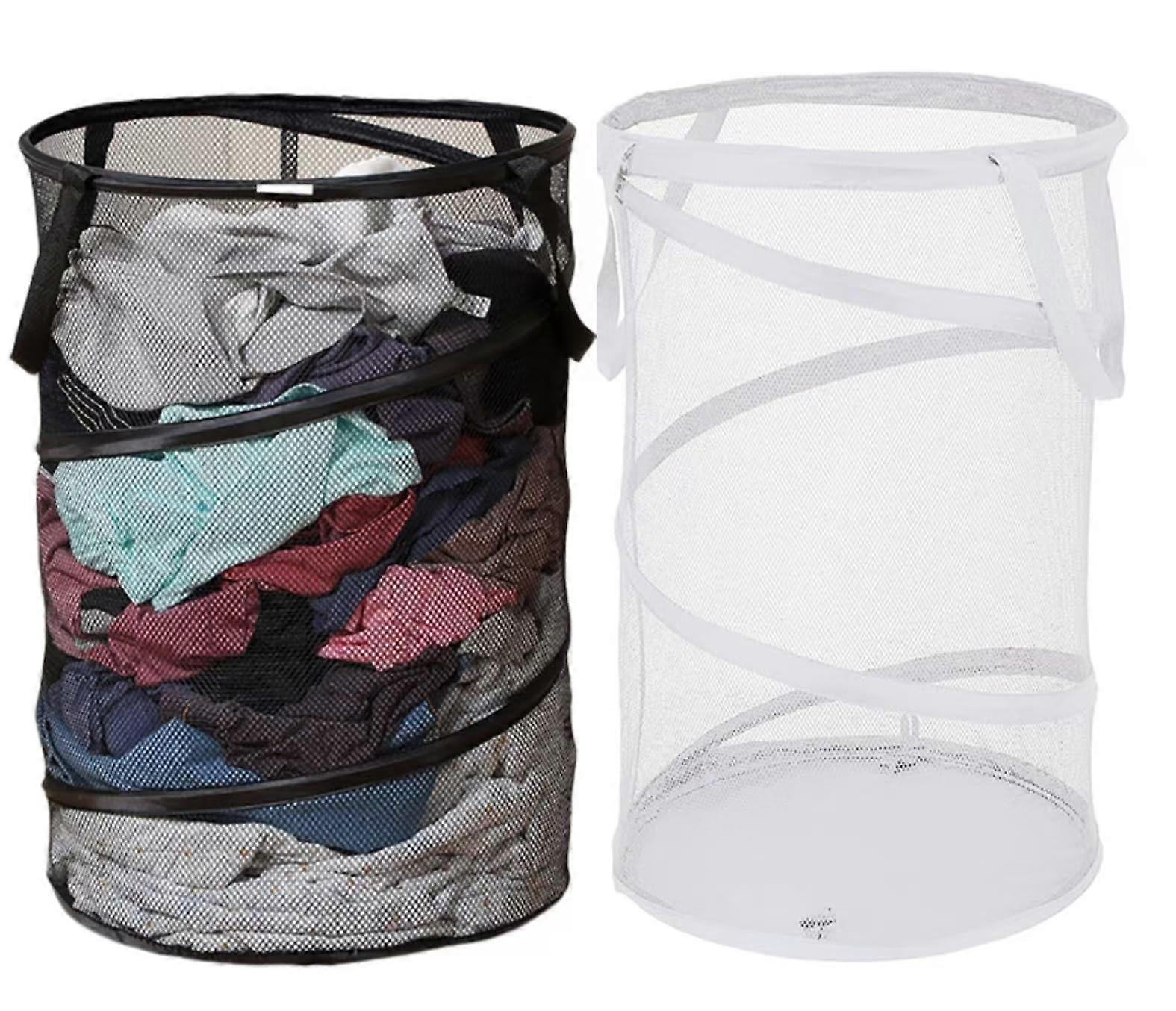 Foldable Laundry Crate, 75L Capacity, Breathable Laundry Basket Storage Bucket (2)