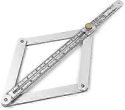 Aluminum Alloy Miter Angle Measuring Ruler, Angle Goniometer, Woodworking Multi-angle Measuring Tool