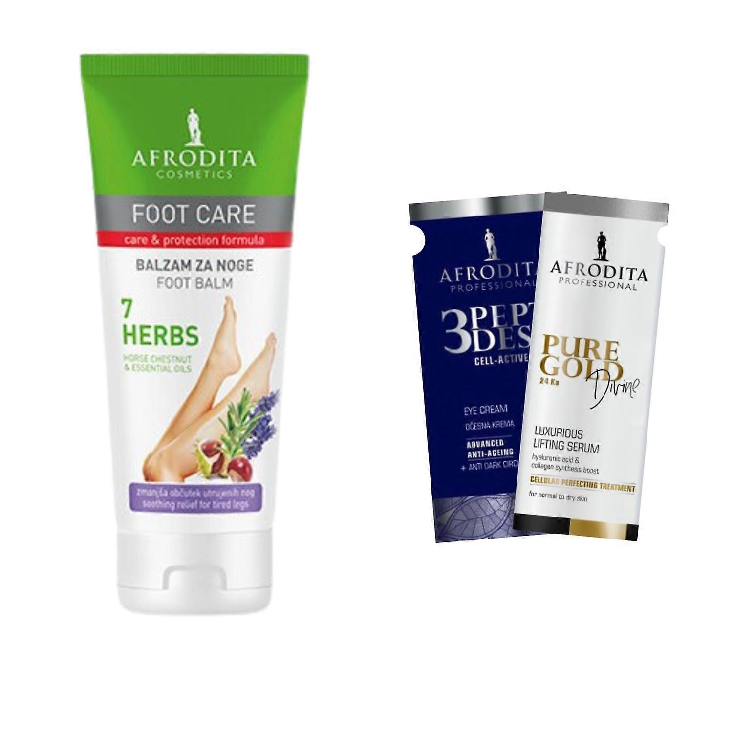 Afrodita Foot Care 7 Herbs Foot Balm + 2 samples