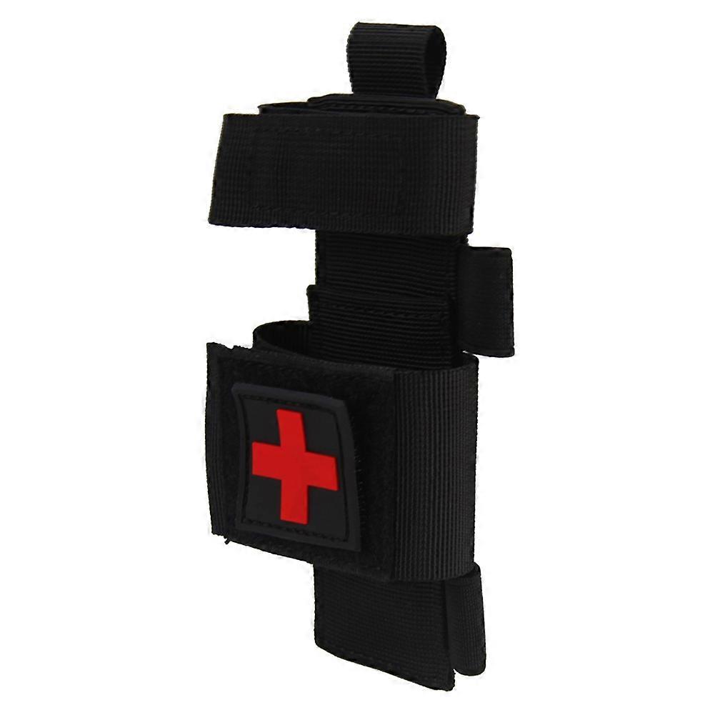 Flashlight Scissors Hanging Bag Outdoor Hiking First Aid Quick Slow Release Buckle Medical Emergency Tourniquet Strap
