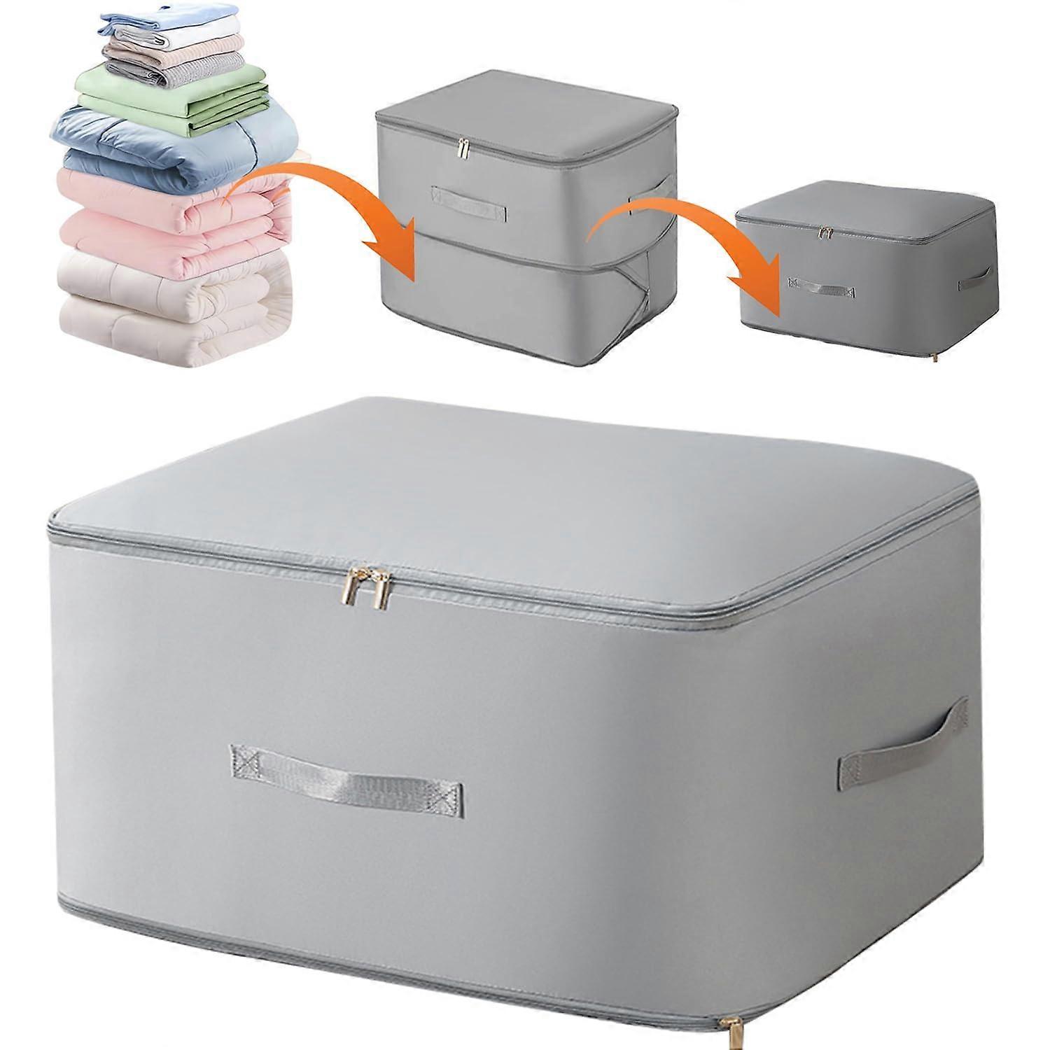 Ultra Field Savings Compression Organizer Bag, Premium Quilt Cube Storage, Space-Saving Bed Organizer for Home Use