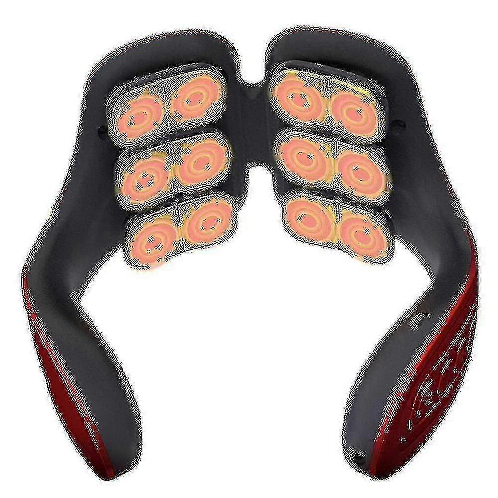 Massager Technology Modes Gear Adjustable Electric Neck Pulse Heads CN