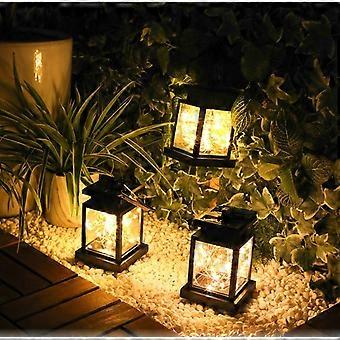 Solar-Powered Decorative Lantern For Patio And Camping