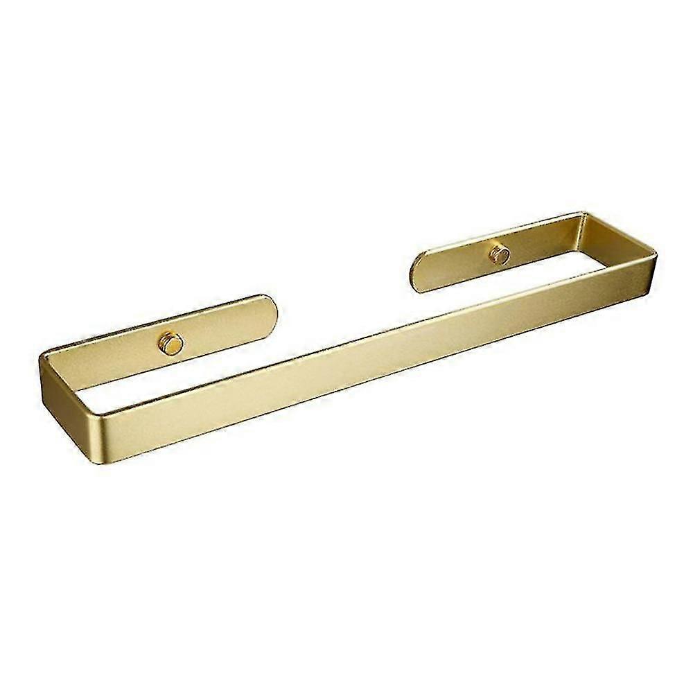 Toalheiro autoadesivo para banheiro, 15,5 polegadas, sem perfuração, toalheiro autoadesivo para cozinha, dourado