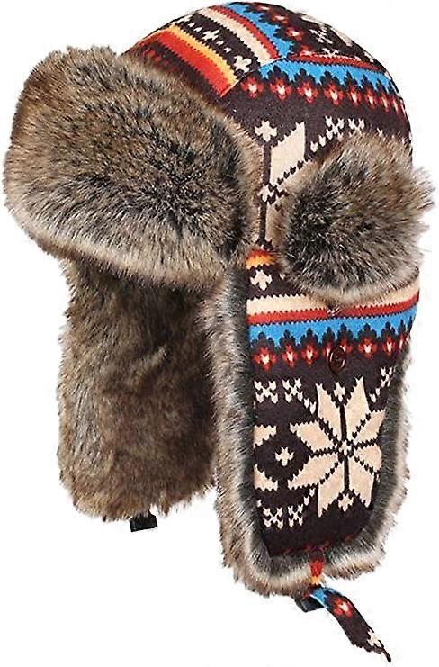 Winter Hat Earpiece Multicolor Universal Size
