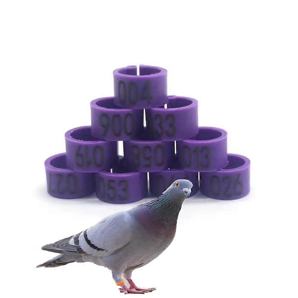 Pigeon Anklet Bird Ring 100/200 Pieces Racing Pigeon Identification Rings for Poultry Supplies