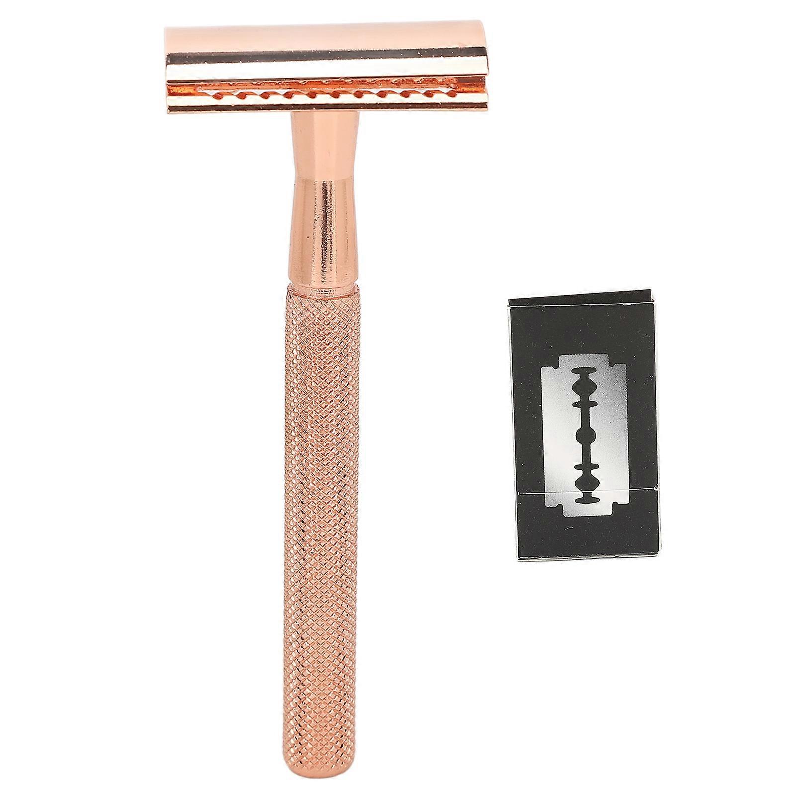 Manual Beard Blade Trimmer Double Edge Waterproof Safety Manual Beard Groomer for Home