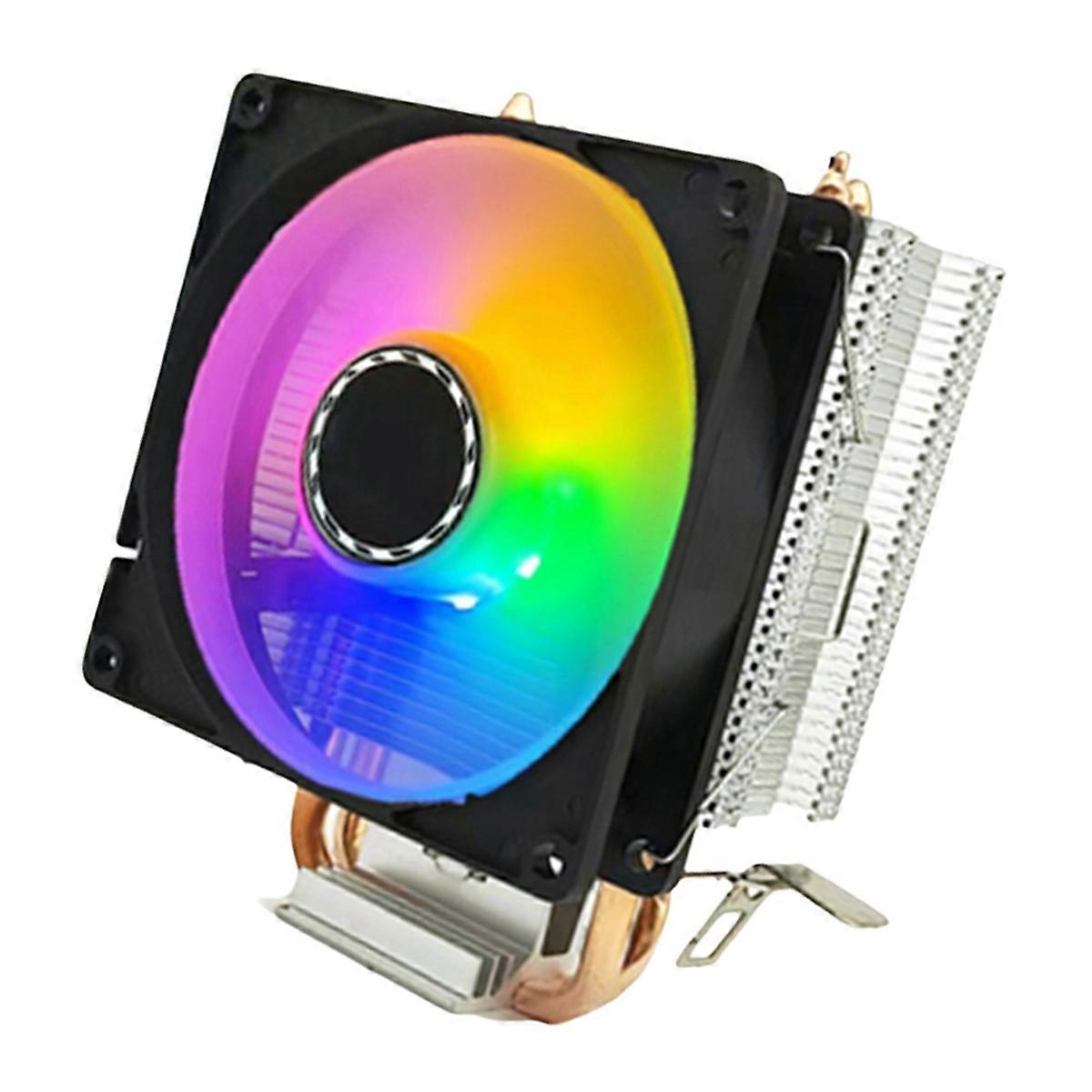 CPU Cooler 2 Heat Pipes PC Radiator Cooling 3PIN PWM Silent Rgb Fan for Intel 1700 1150 1155 1156 13