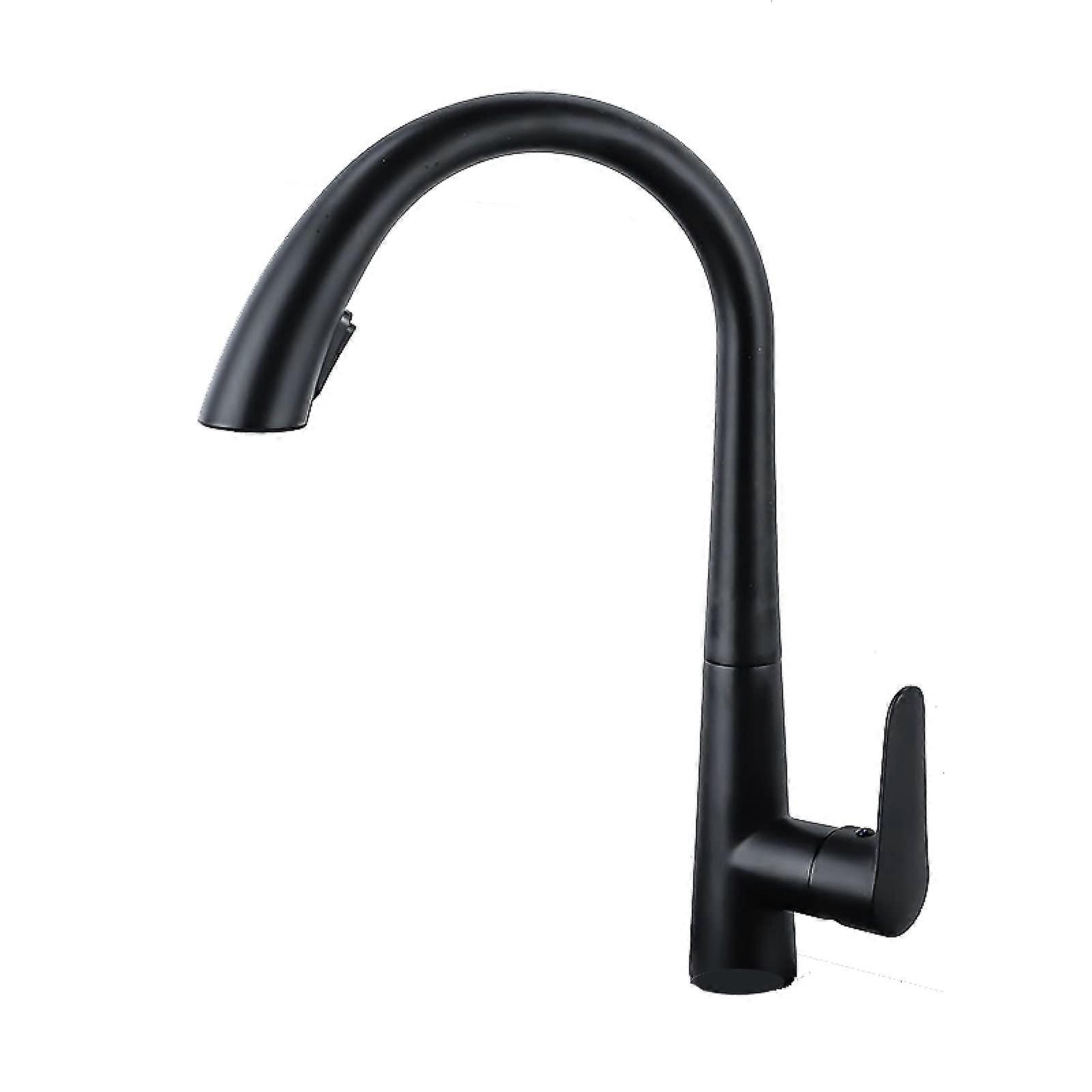 Kitchen Sink Faucets with Pullout Sprayer,Single Handle Single Hole 2 Spouts Pull Out,360° Rotating,Hot Cold Water Control