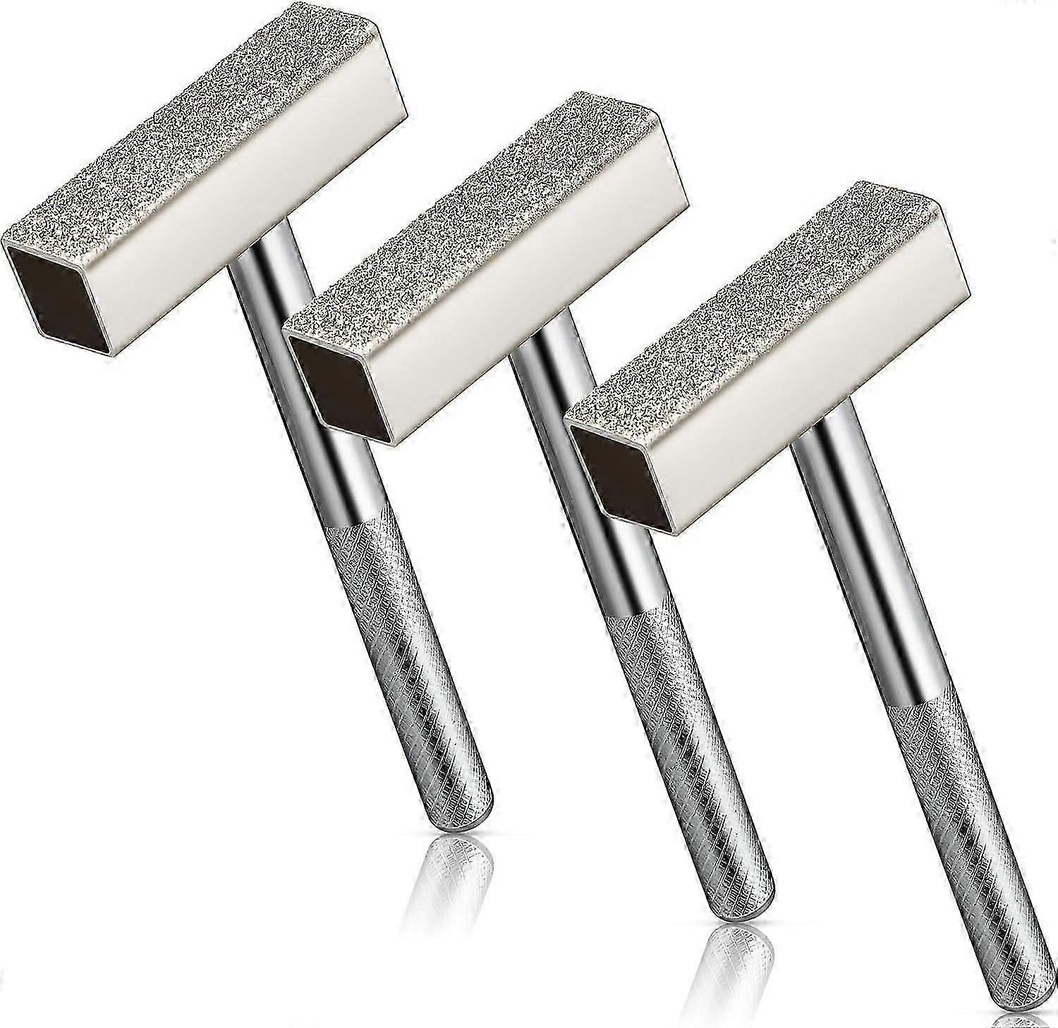 3Pcs Diamond Grinding Wheel Dressing Tools, Silver