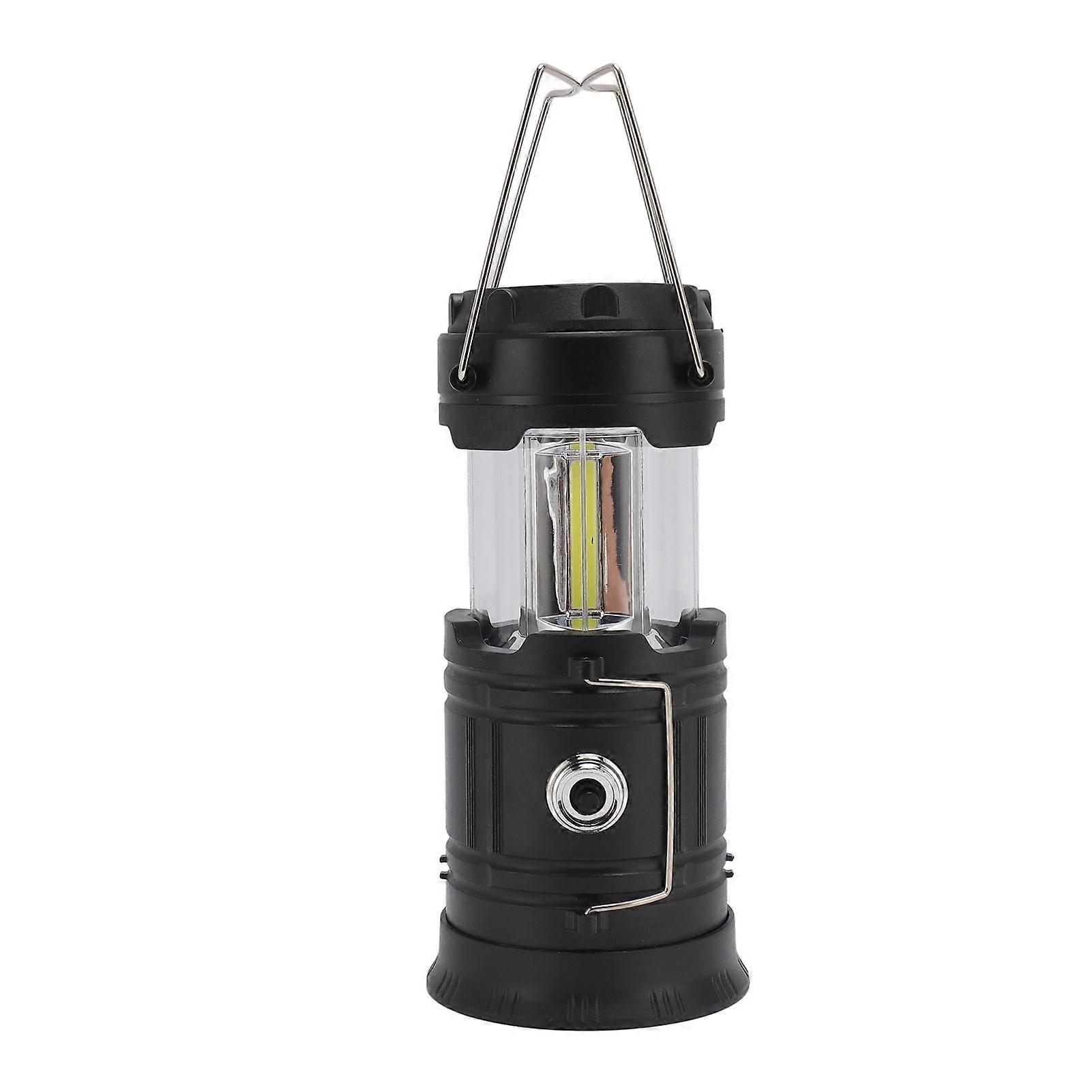Portable LED Camping Lantern Outdoor Handheld Lamp Dual Light Source Expandable Design Battery Powered Lightweight For Outdoor Us