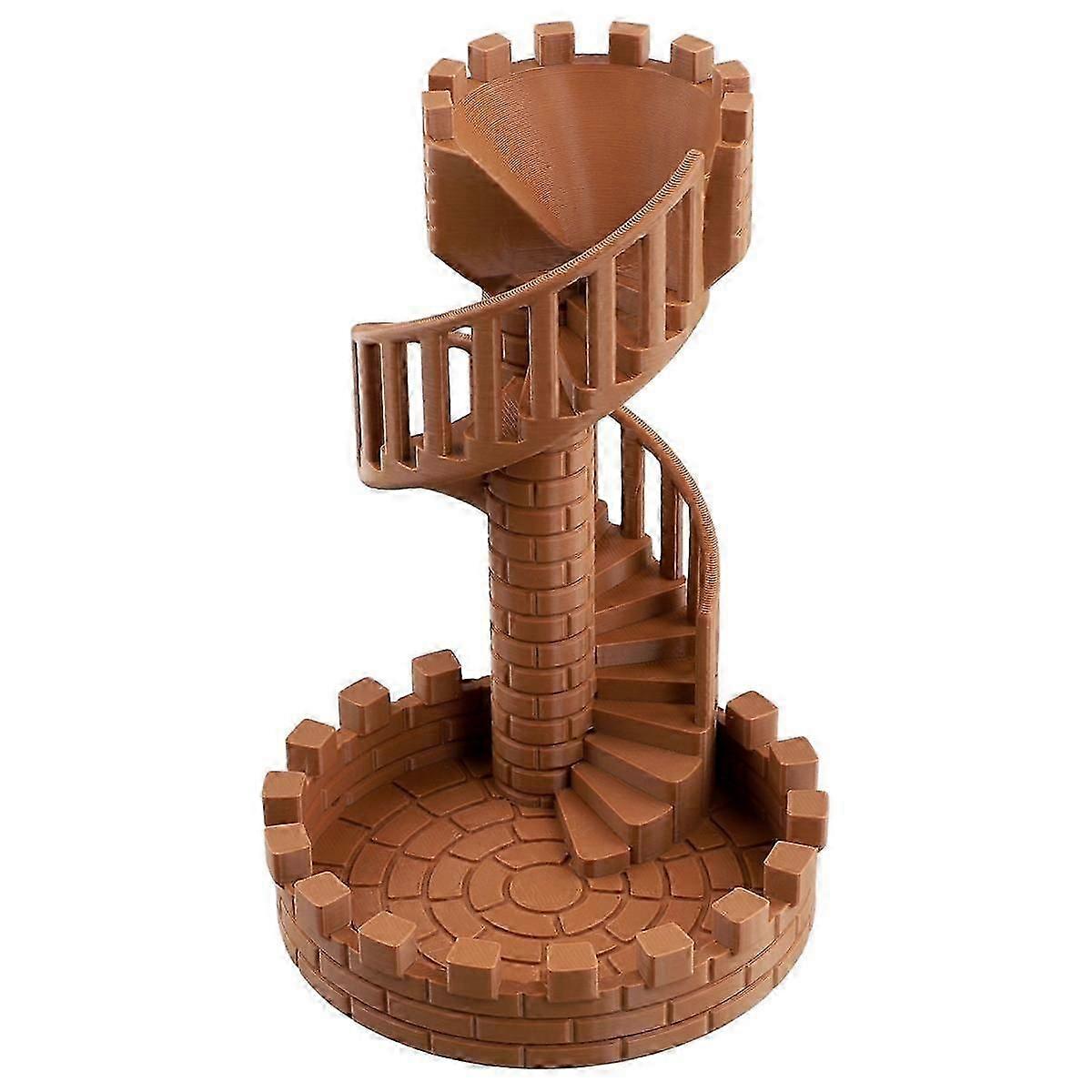 Dice Tower Bricks Castle Dice Tower Dice Rolling Tray Tower - Perfect for Game and Tabletop Gaming Best Gift
