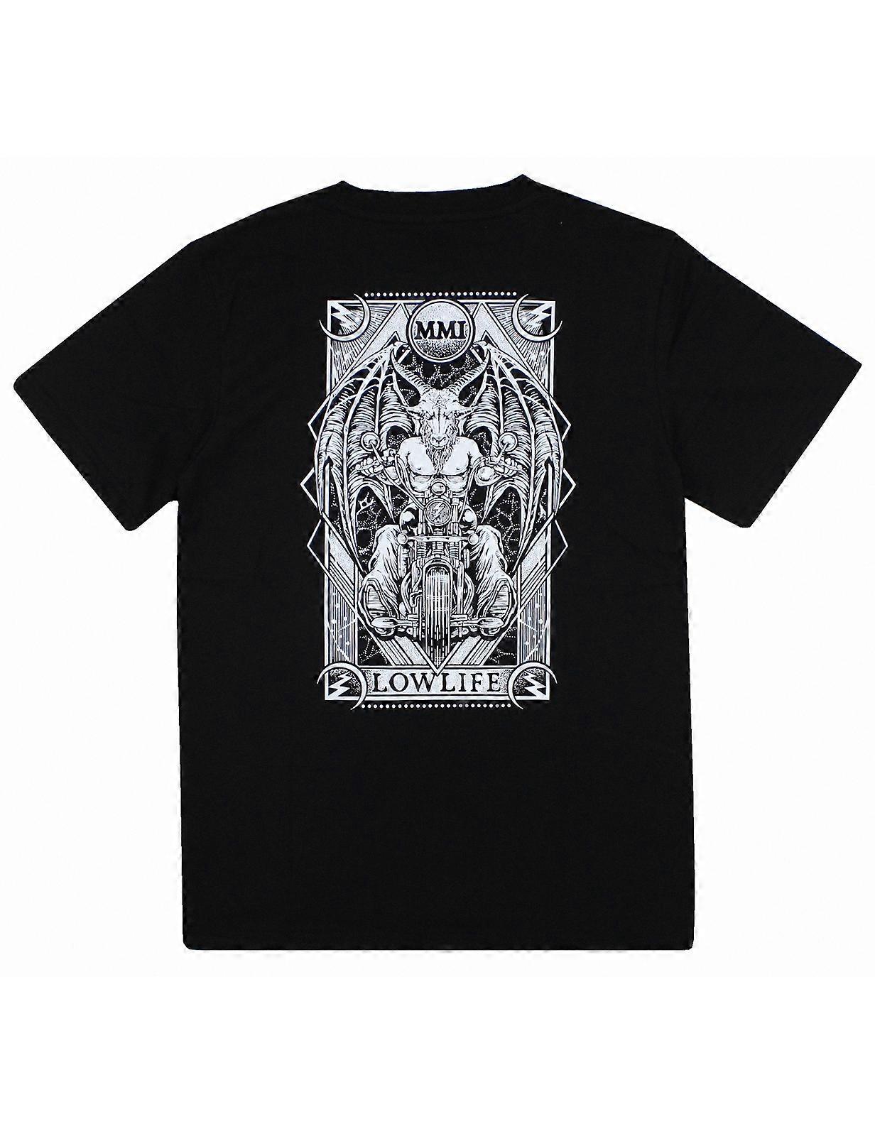 T-shirt à manches courtes Beast Rider en noir