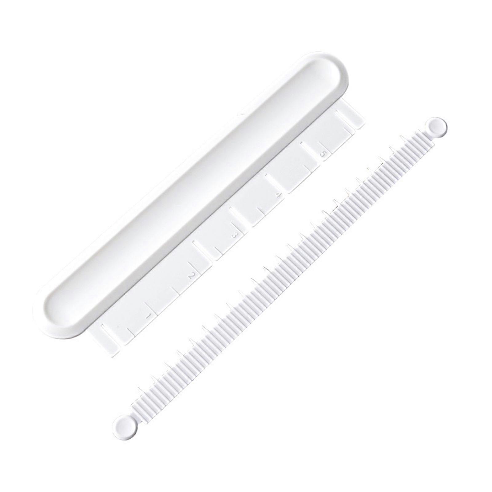 Cake Curved Flower Arranging Aid Fondant Cake Edges Marker with Graduated Scale Practical Dessert Decorating Tool