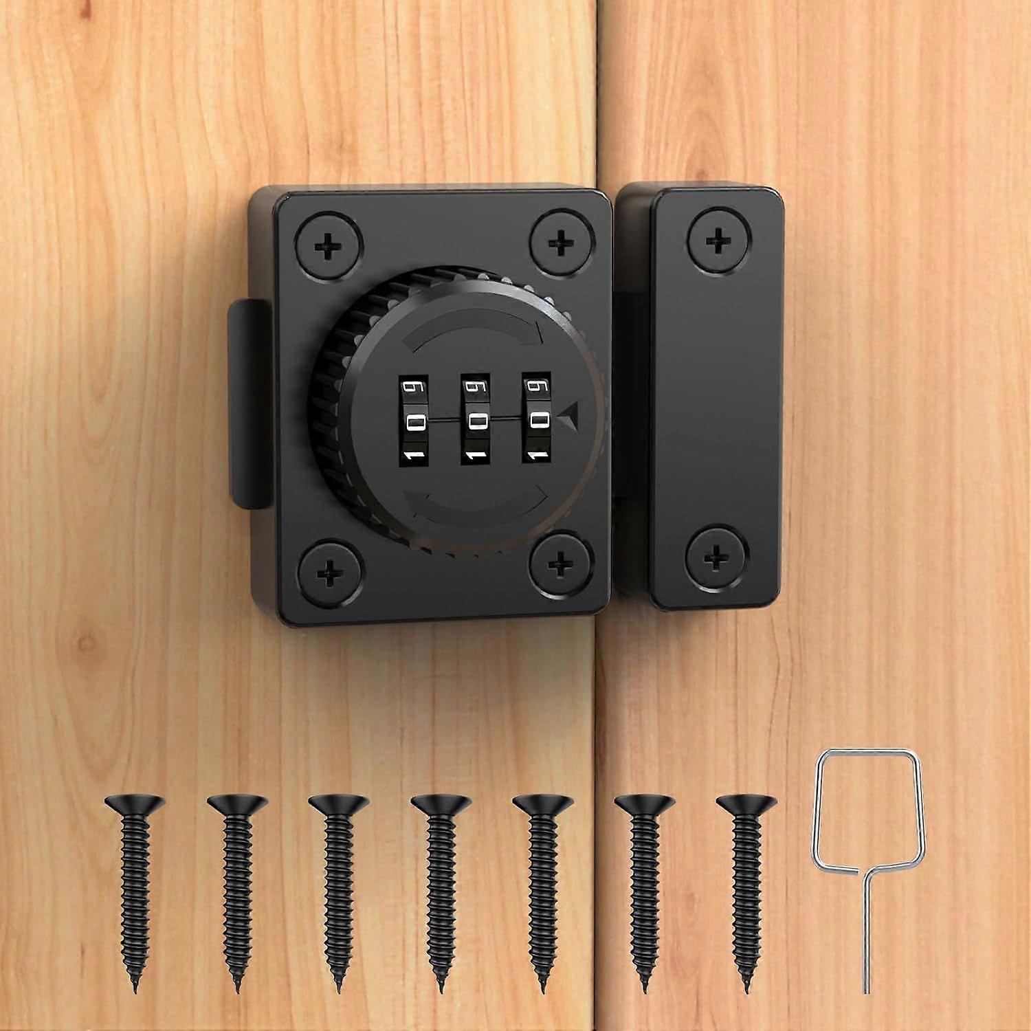 2025 Latest Model Combination Cabinet Latch, Keyless Drawer Lock, Easy to Install, Suitable for