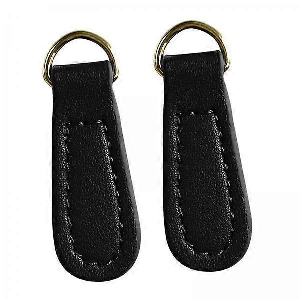 6x2Pcs Zipper Pulls PU Leather Pull Strap Zipper Pull Tabs for Purses Bag