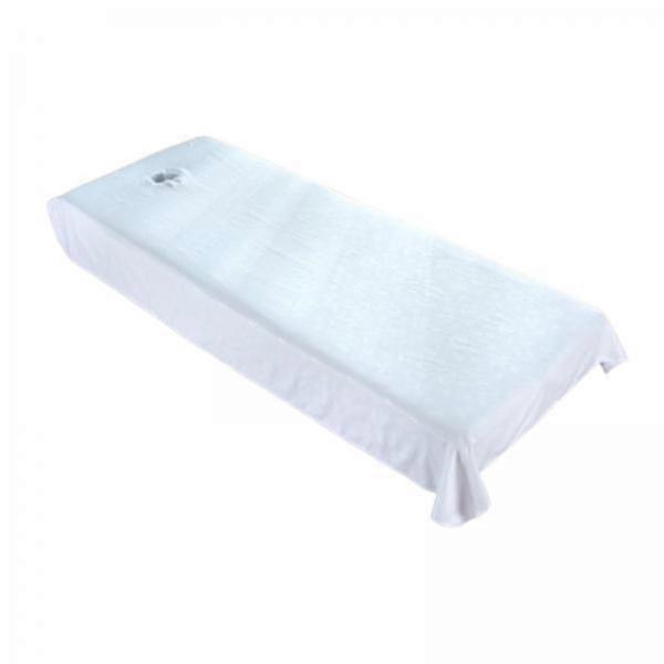 2x Beauty Bed Sheet Massage Equipment Reusable Polyester Massage Bed Tablecloth