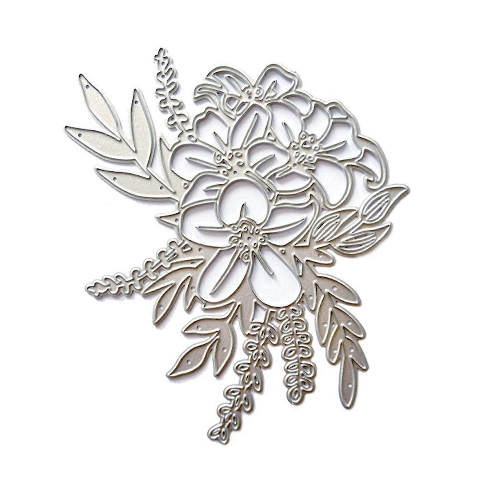 Metal Die Cuts Big Flower Embossing Stencil Cutting Dies for Card Making Scrapbooking Paper Craft DIY Template Handmade