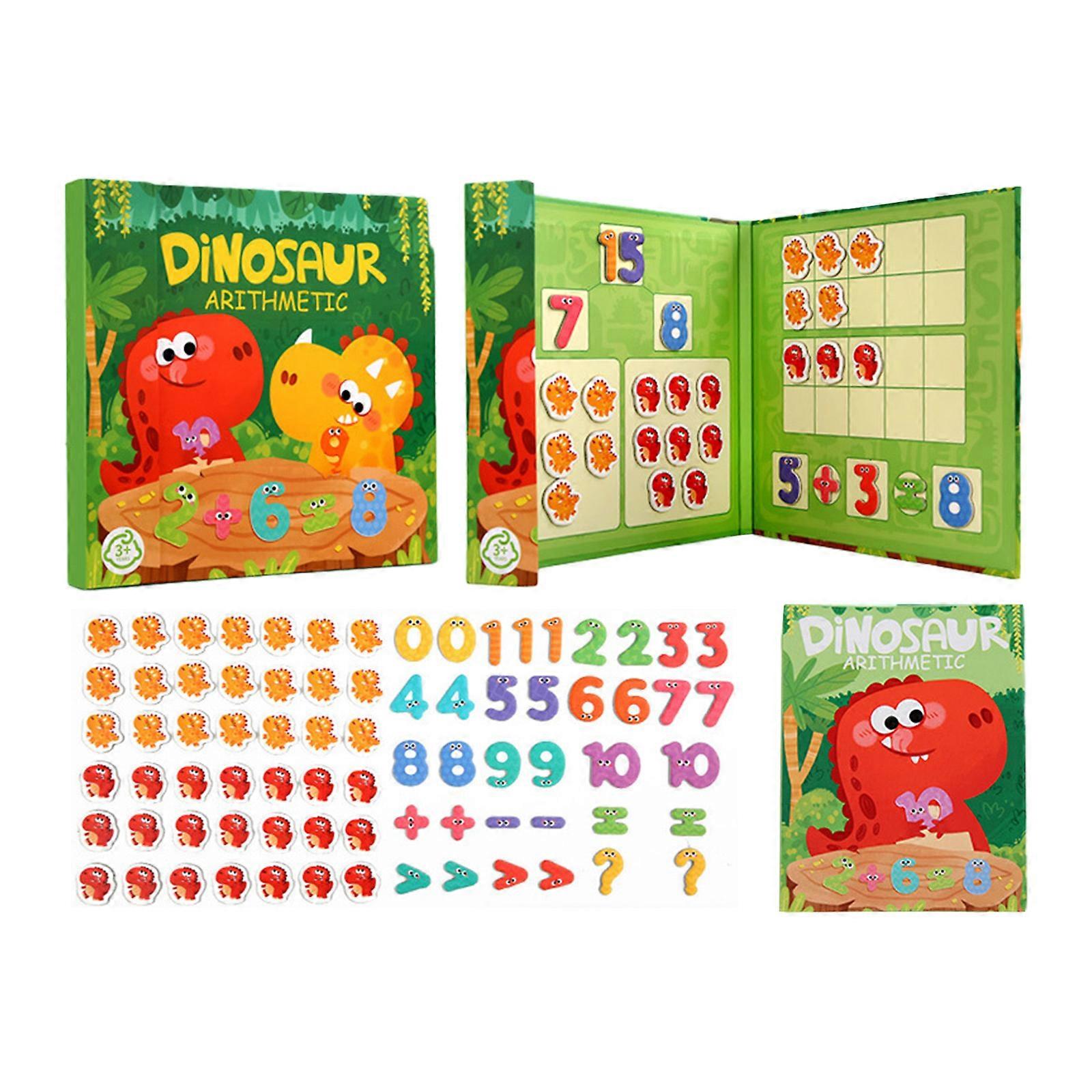 Arithmetic Book For Kid Magnetic Dinosaur Arithmetic Learning Toy Number Toy Educational Counting Toy Math Toy Table Toy