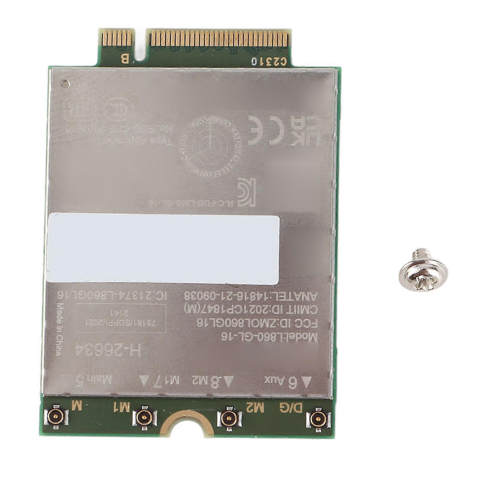 5G LTE Network Card M.2 S3 Key B 1Gbps Downlink 75Mbps Uplink Stable High-Speed 4G LTE Module for Laptop Desktop PC