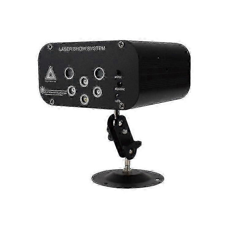 6-hole DJ RGB Colorful Dancing Light Stage Lamp/EU Plug