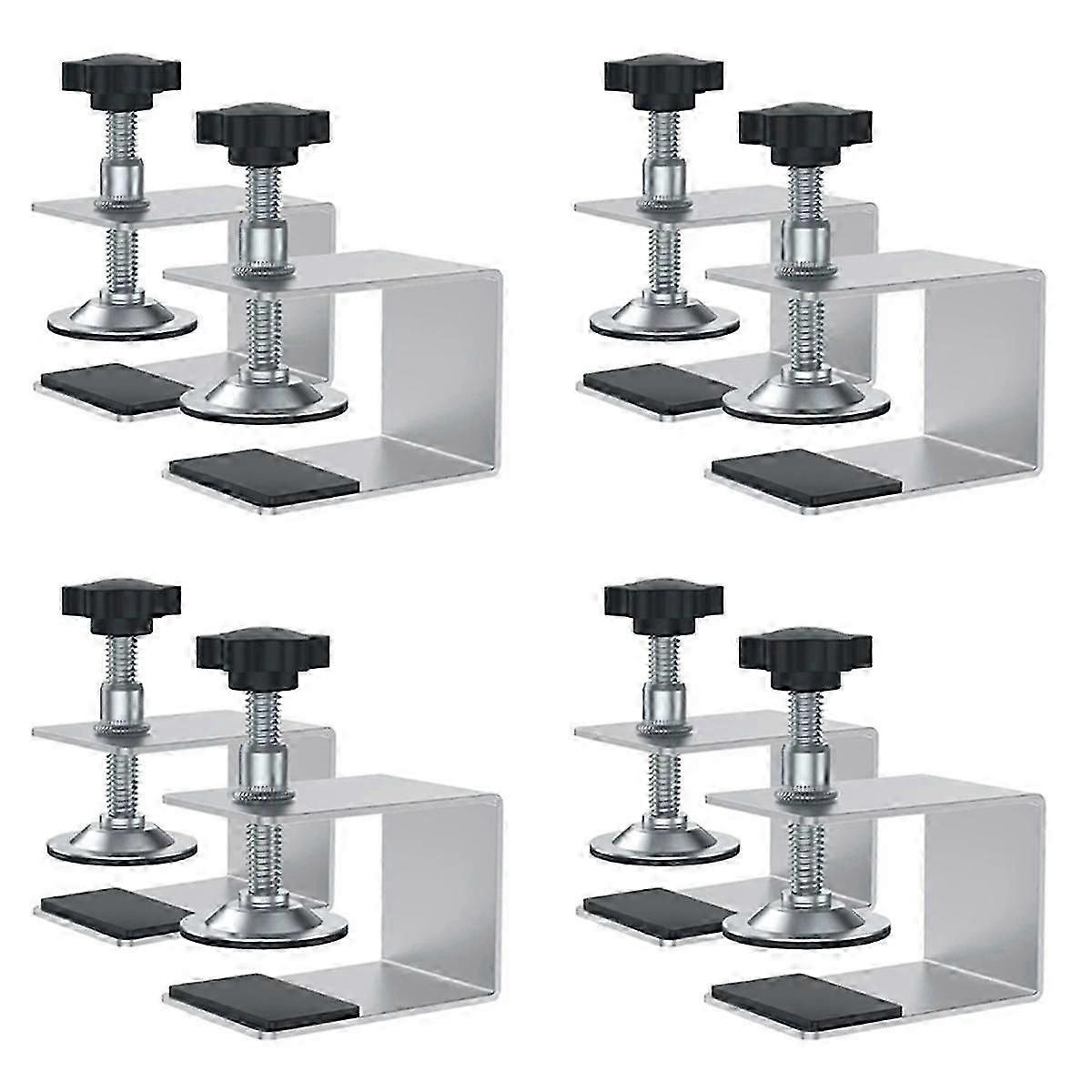 8Pcs Woodworking Jig Cabinet Tool Drawer Panel Clips Furniture Accessories Front Installation Clamp