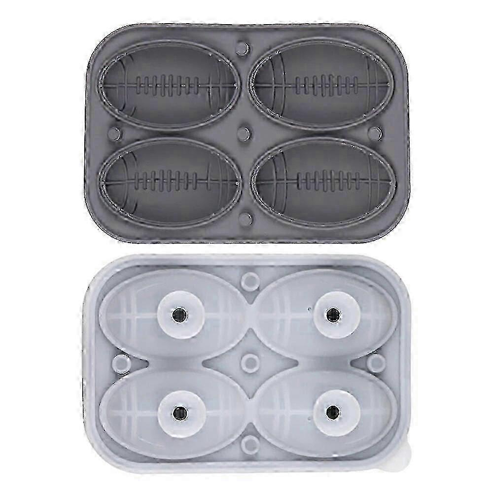 カクテル用シリコンアイスボールモールドDIYサッカーバスケットボールゼリーメーカーグレー