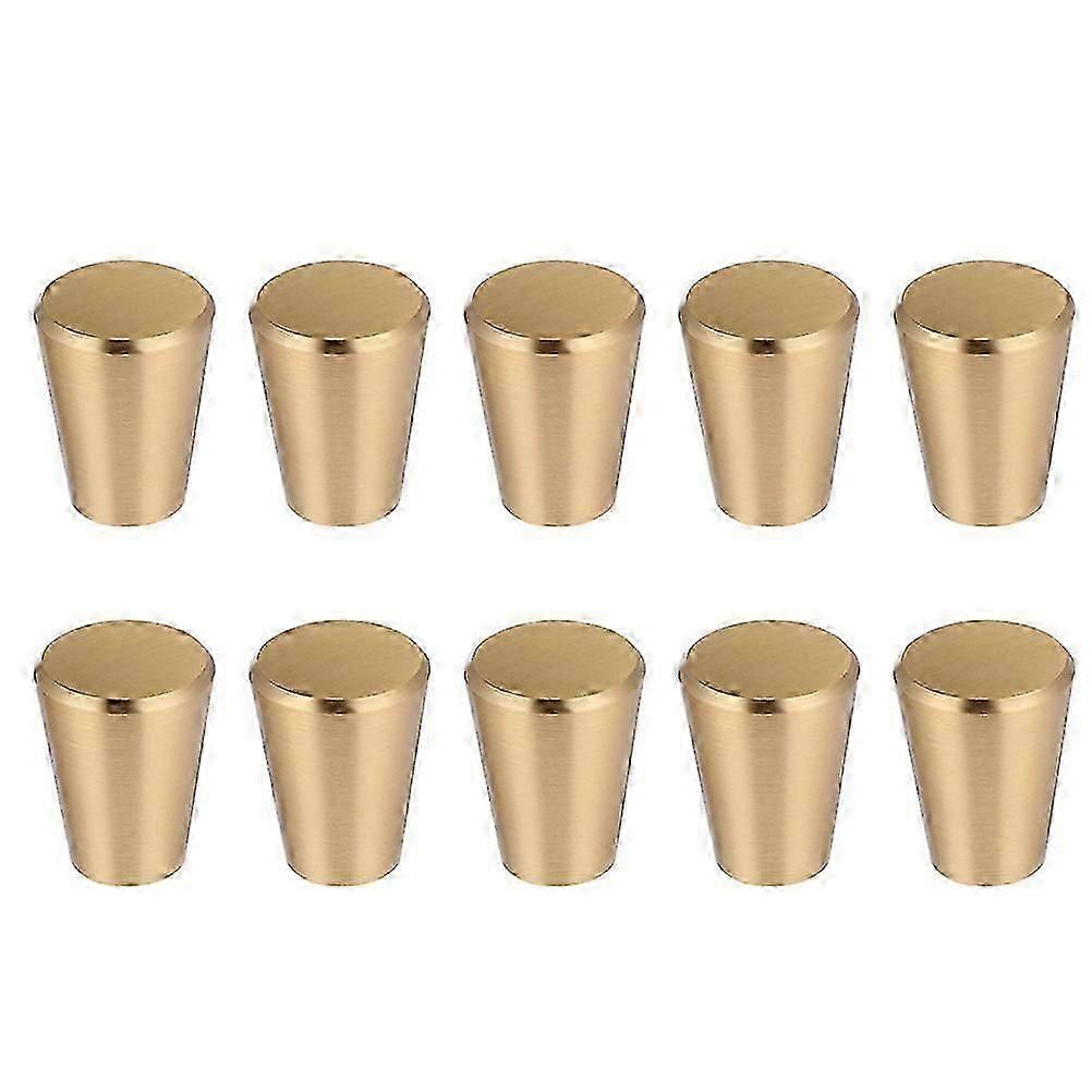 10Pcs Modern Style Cupboard Door Knobs Wardrobe Drawer Pull Handles Golden Knobs