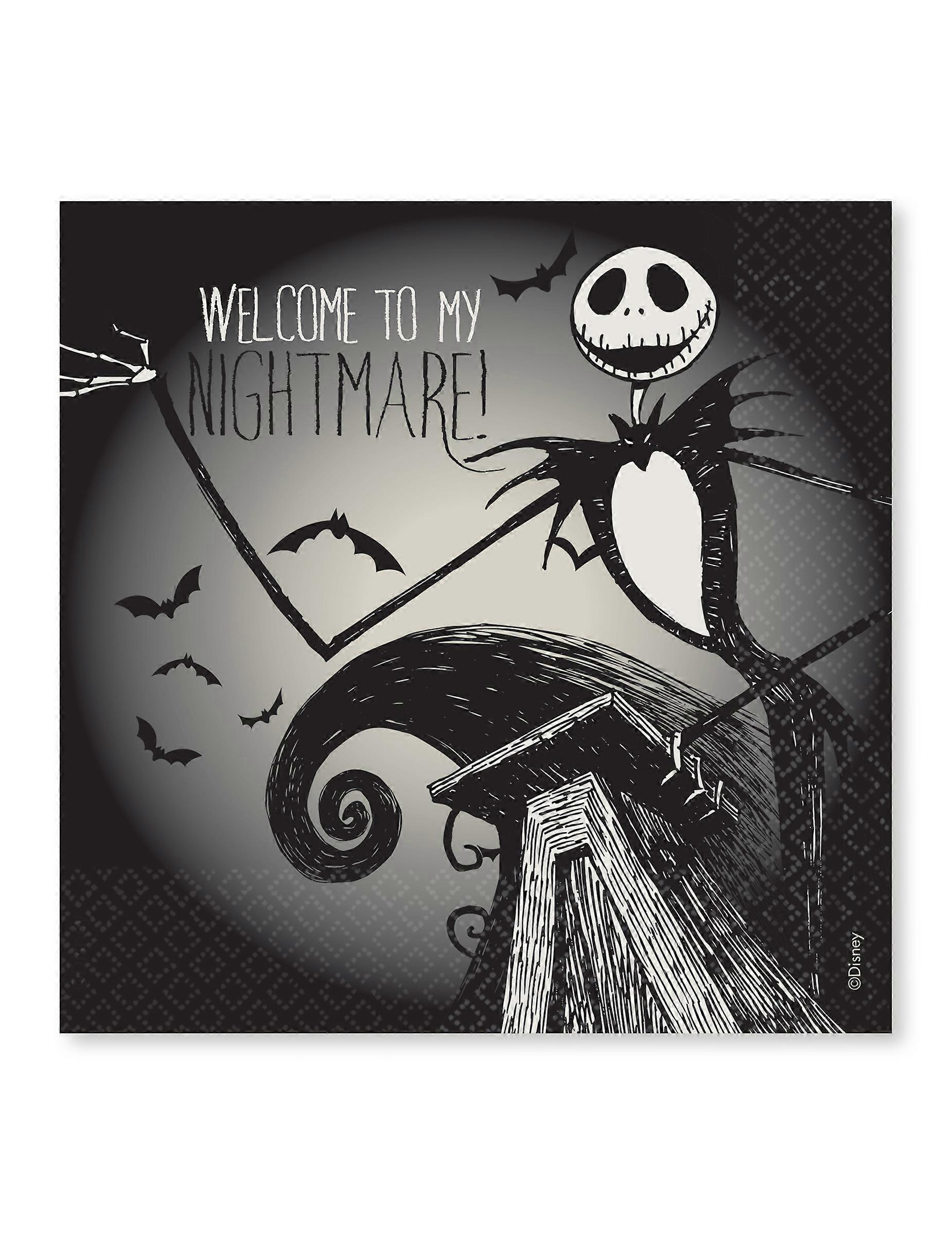 16 Nightmare Before Christmas Napkins 33 x 33 cm