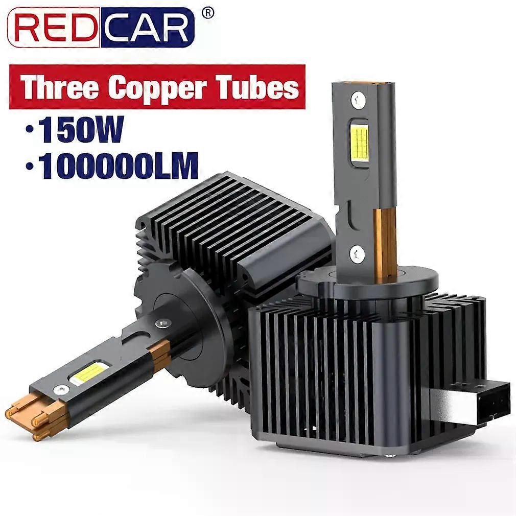 D3S LED Headlights Bulbs D1S D2S D4S D1R D2R D3R D5S D8S D4R Turbo LED 100000LM Suitable for  Car Auto Headlamp with Copper 6500K White