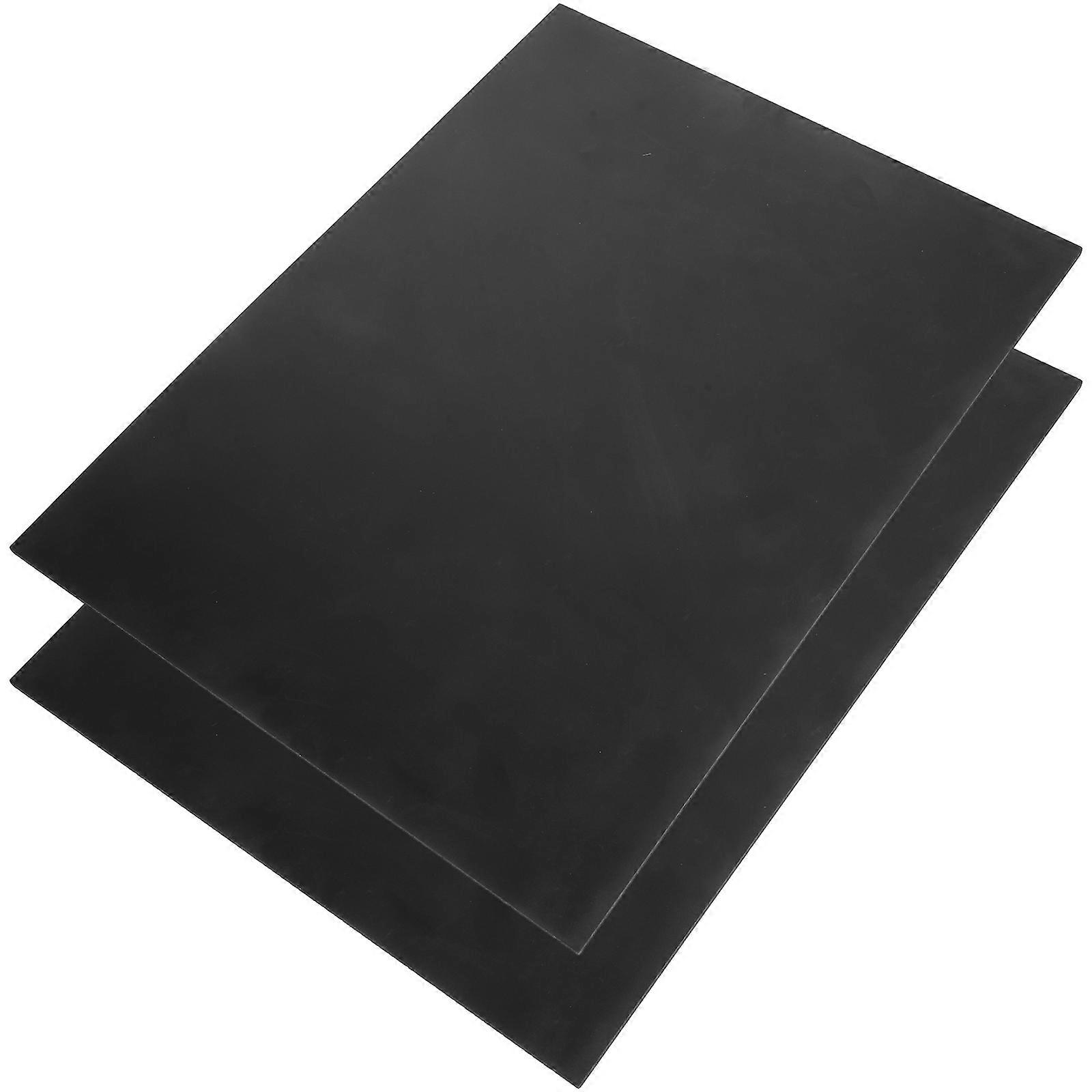 Craft Pvc Sheets Model Diy Sheet Material Novices Sand Table Decoration Black Color High Density Foam 2Pack