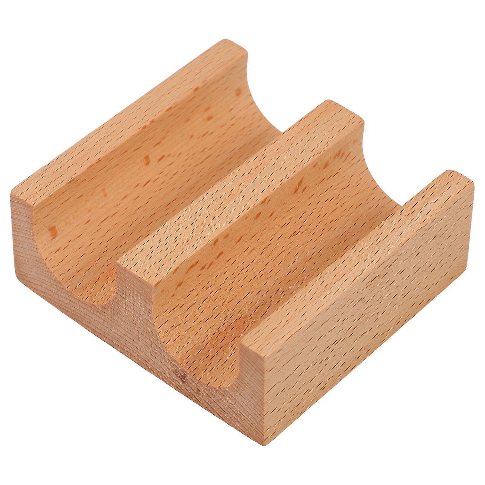 Sushi Tray Parts Wooden Sushi Stand Dessert Presentation Home Cooks Light Brown 4.5X3.9X1.6in 1Pack