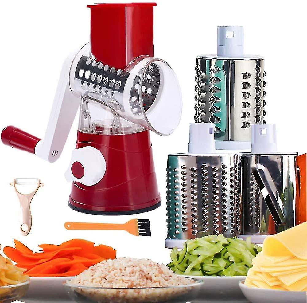 Kartoffel Karotte Reibe Slicer Gemüseschneider Runde Mandoline SlicerEdelstahl Multifunktion