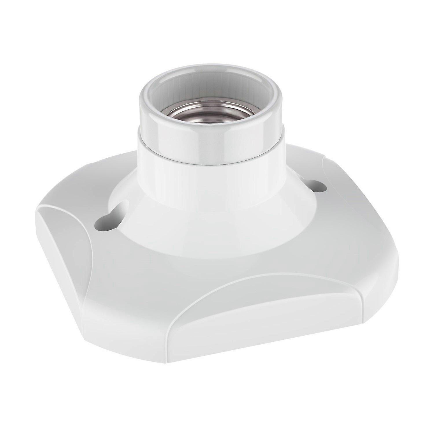 Plafondlamphouder, porselein, wit, E27 energiebesparende fitting