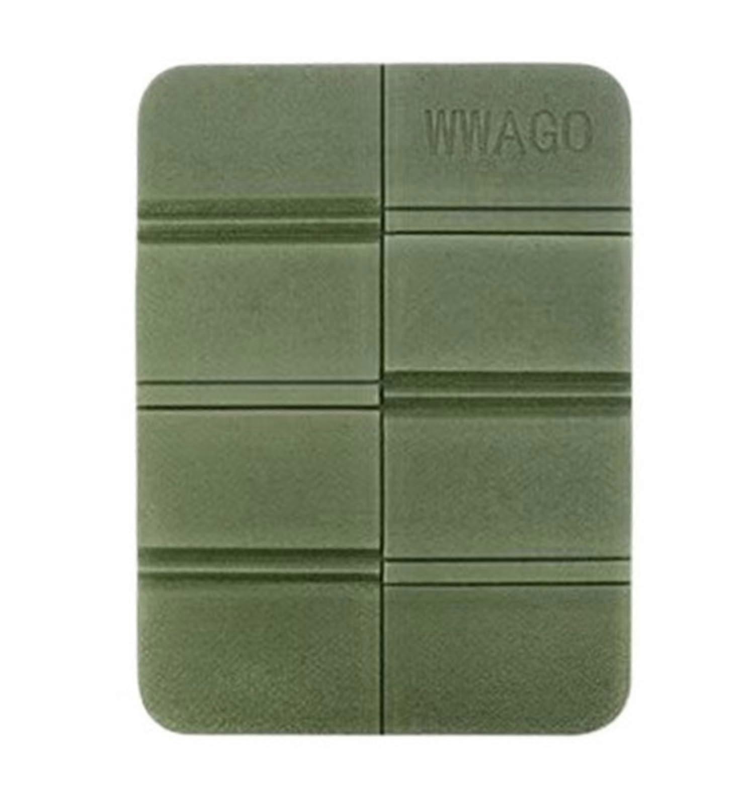 Portable Outdoor Cushion for Camping and Picnics - Army Green, Moisture-Resistant, Odourless, Heat-Insulating Folding Cushion