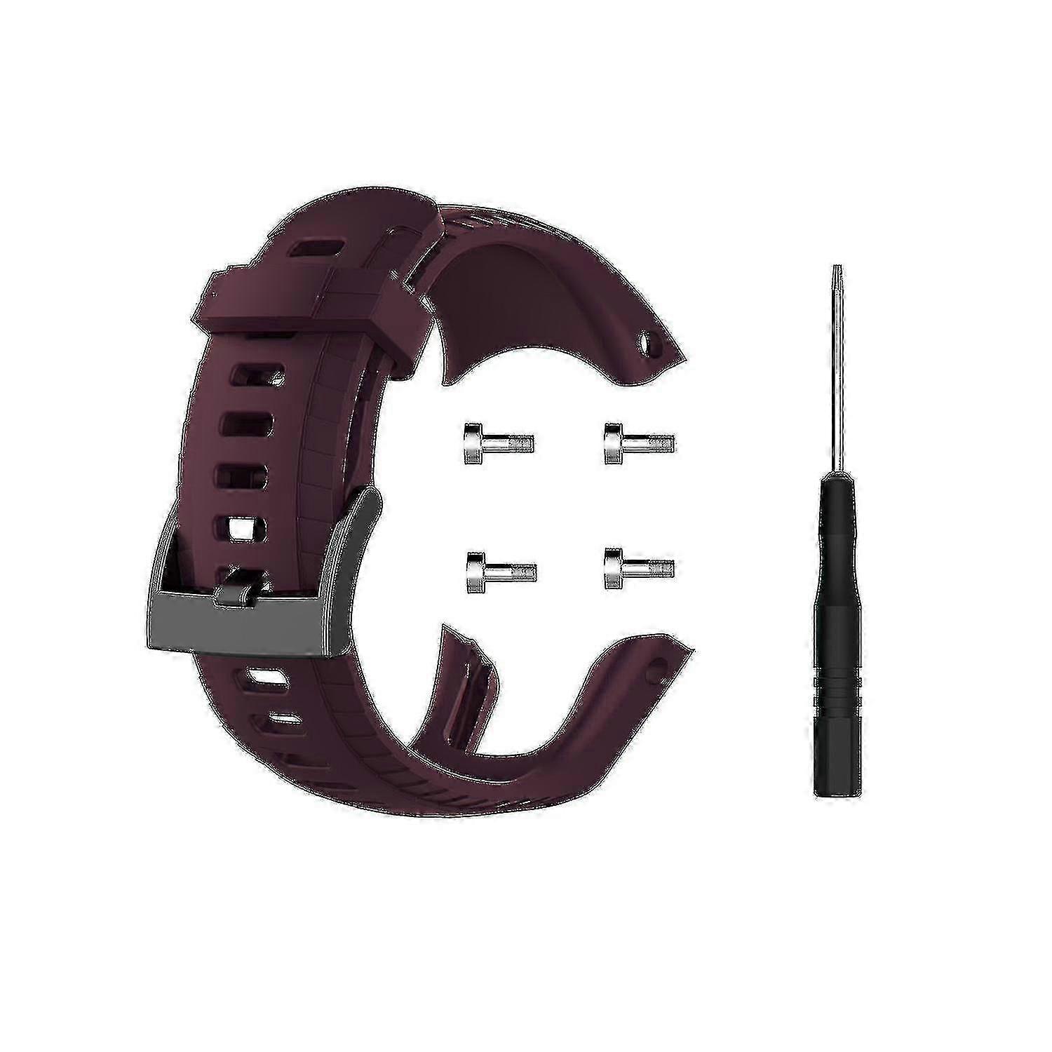 Pulseira de silicone resistente compatível com Suunto 5.