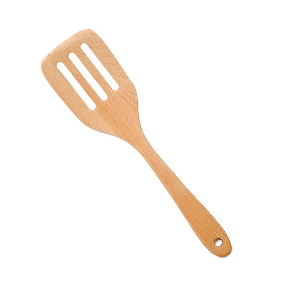 Kitchen Spatulas Wooden High Temperature Resistance Sleek Design 31x7.5cm 1Pack