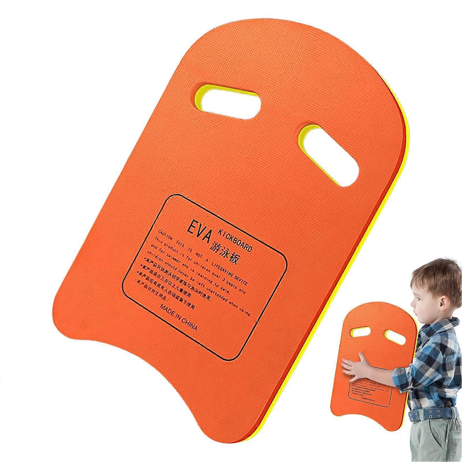 Kickboard For Adults - Non-Slip U-Shaped Pool Flotation Device For Pool Exercise, Safety Training And Fitness, Orange