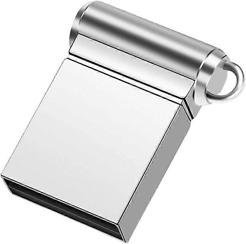 Mini USB Memory Stick Metal Small Key (silver), 64GB